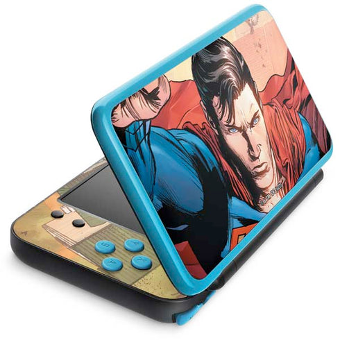DC Comics Superman Flying Pose Action Comics #957 Art by Patch Zircher Nintendo 2DS XL (2017) Skin